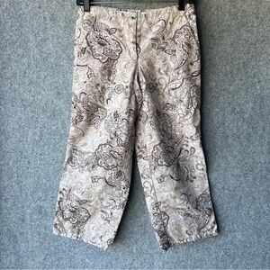 Paisley Print Women’s Capris